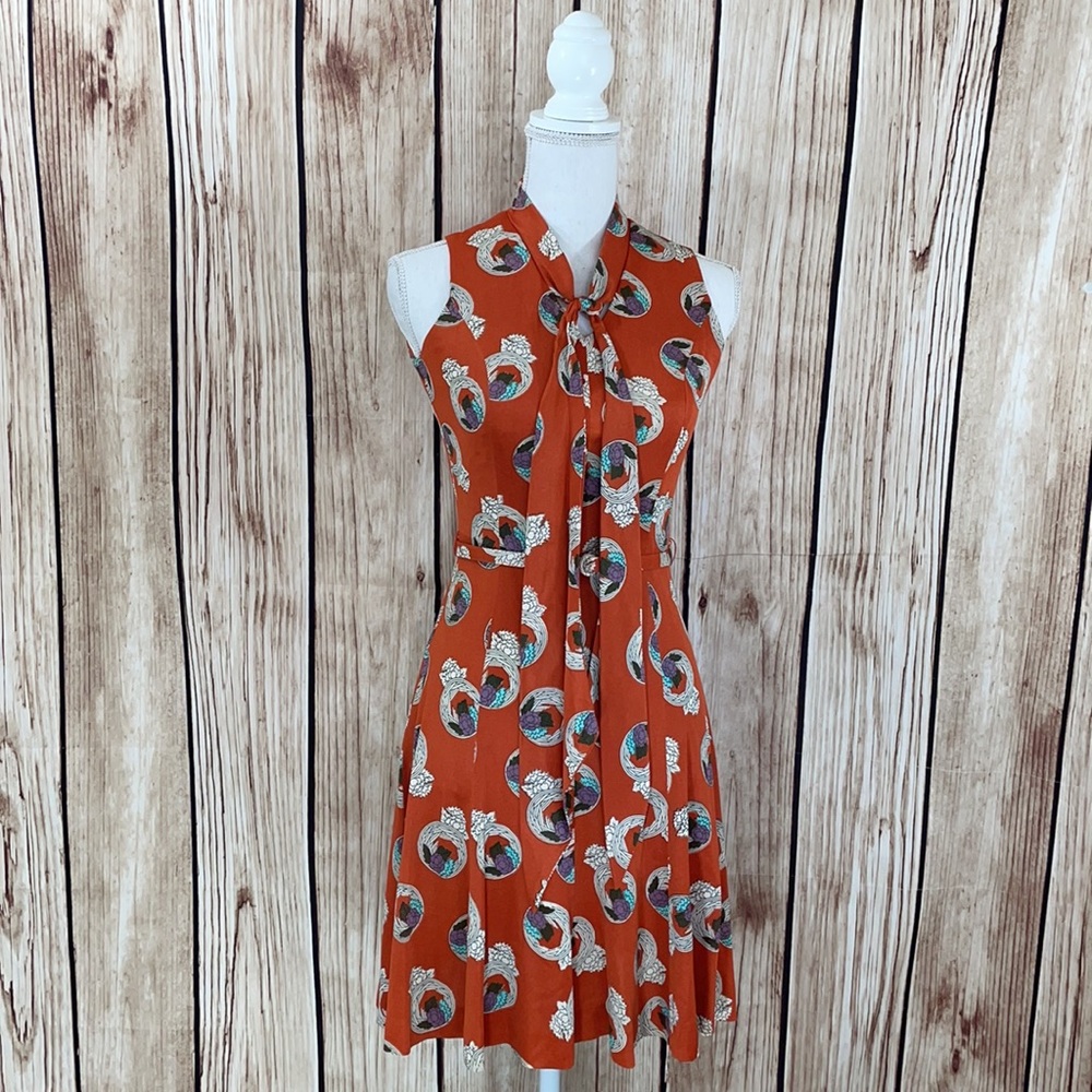 Vintage Patty O’Neil Orange Dress w/Belt, & Jacket